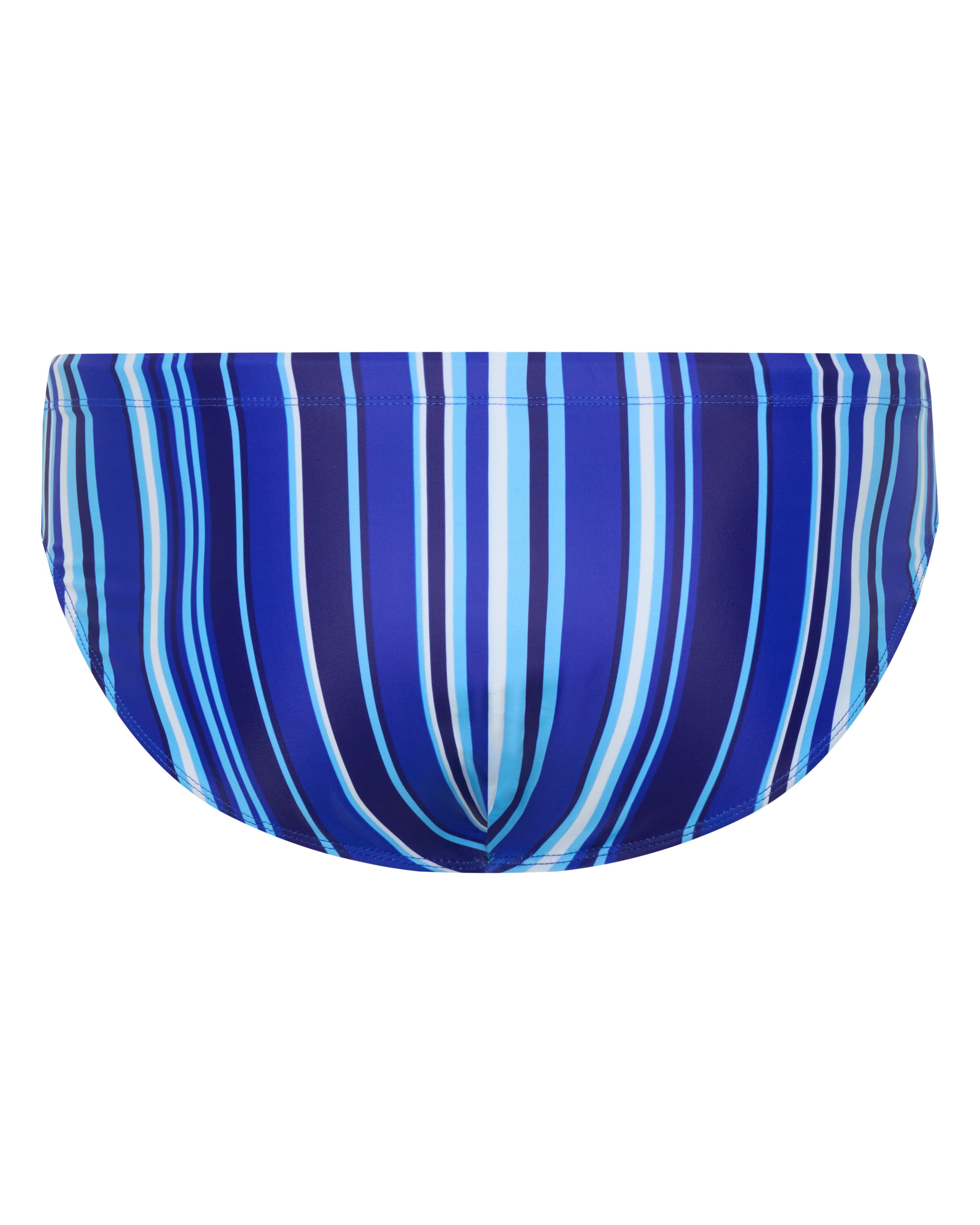 Bow Swim Brief | Decoded Stripe Blue