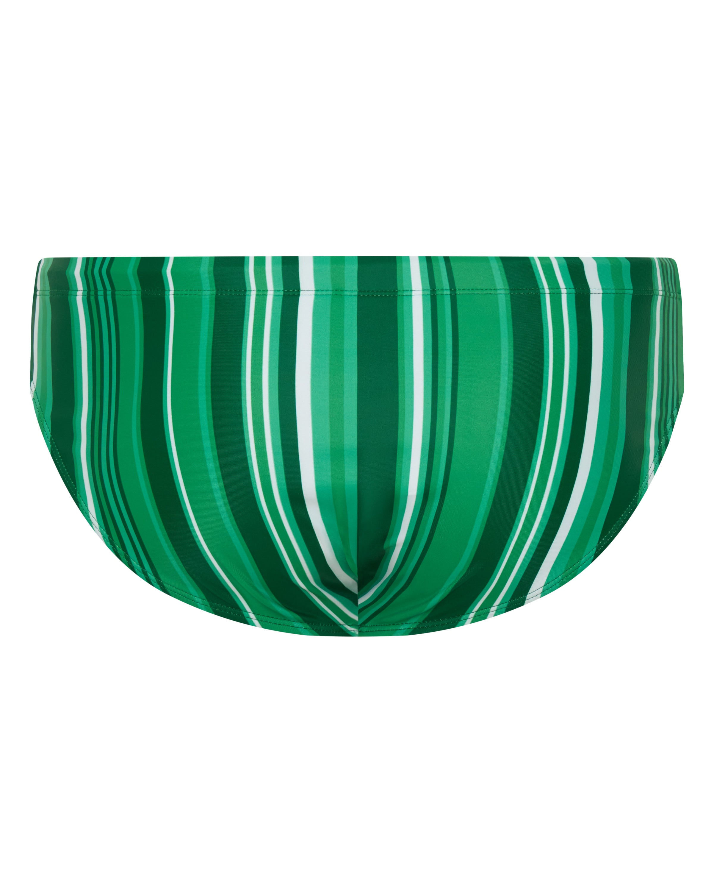 Bow Swim Brief | Decoded Stripe Green