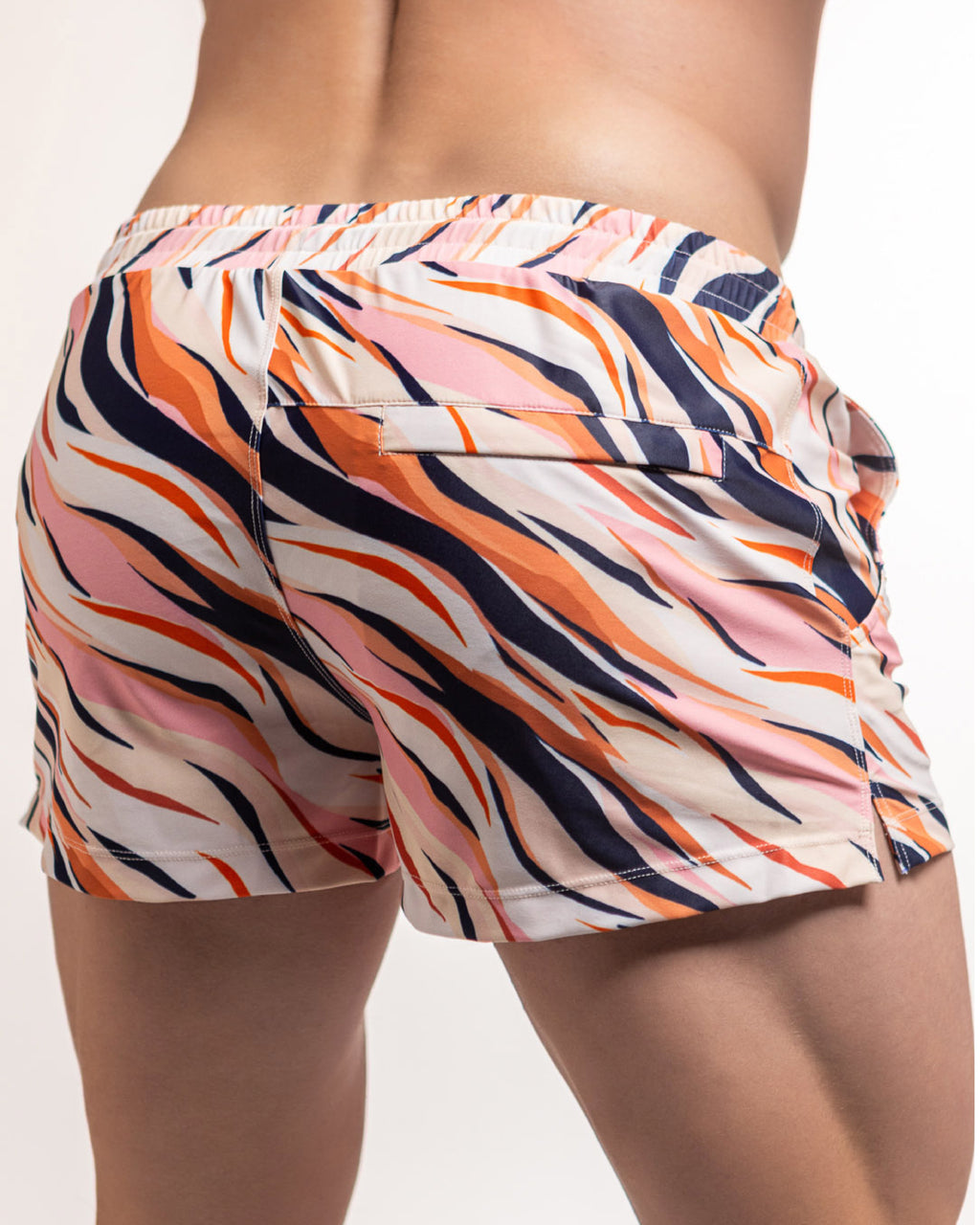 Arrow 3" Swim Short | Pink Tiger Print