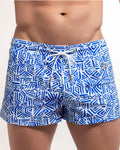 Arrow Swim Short | Blue Haze
