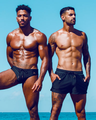 Apollo Swim Brief | Midnight Black | Sleek Fit, Signature Hardware