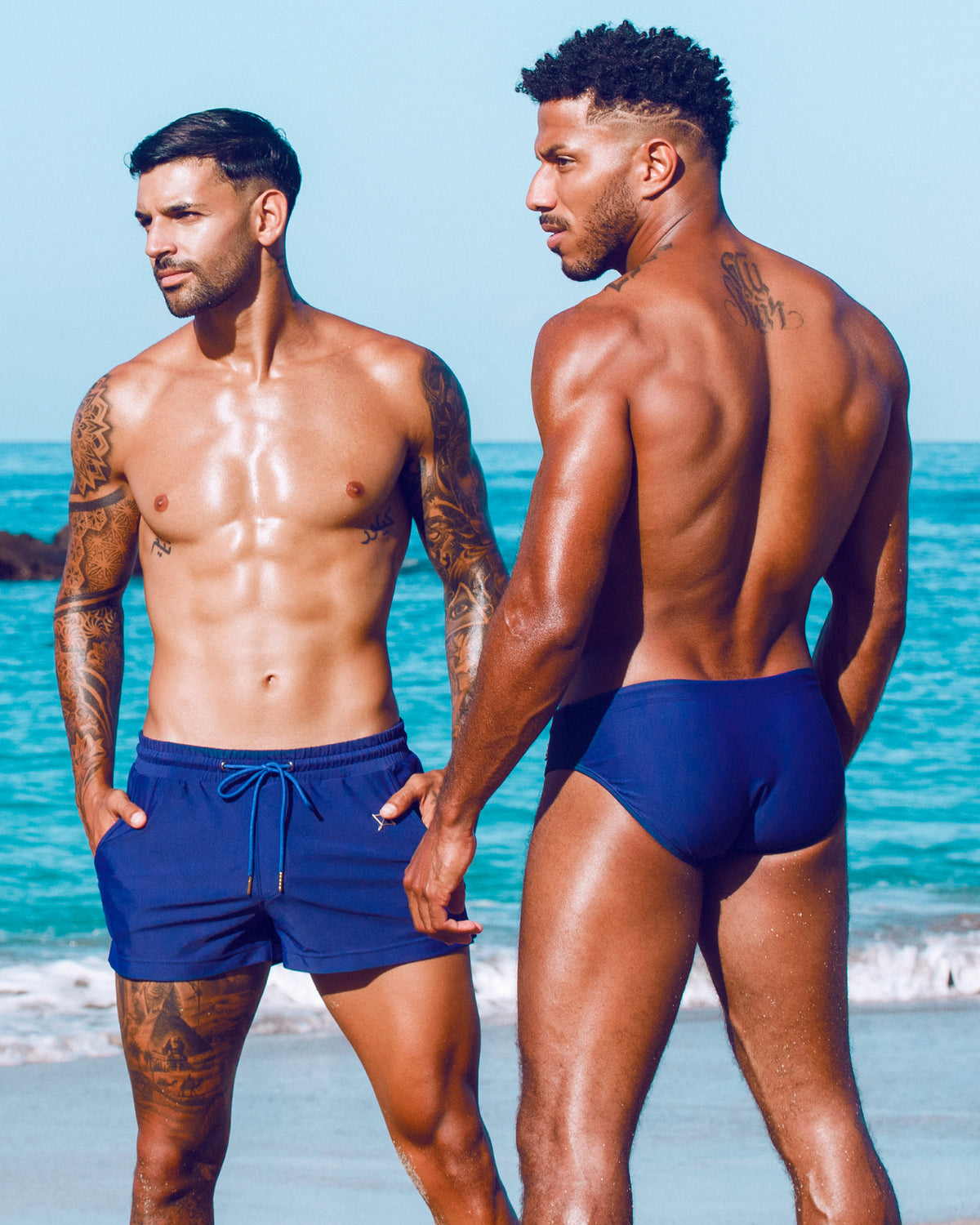 Apollo Swim Brief | Moonlight Navy | Premium Nylon, Curved Pouch