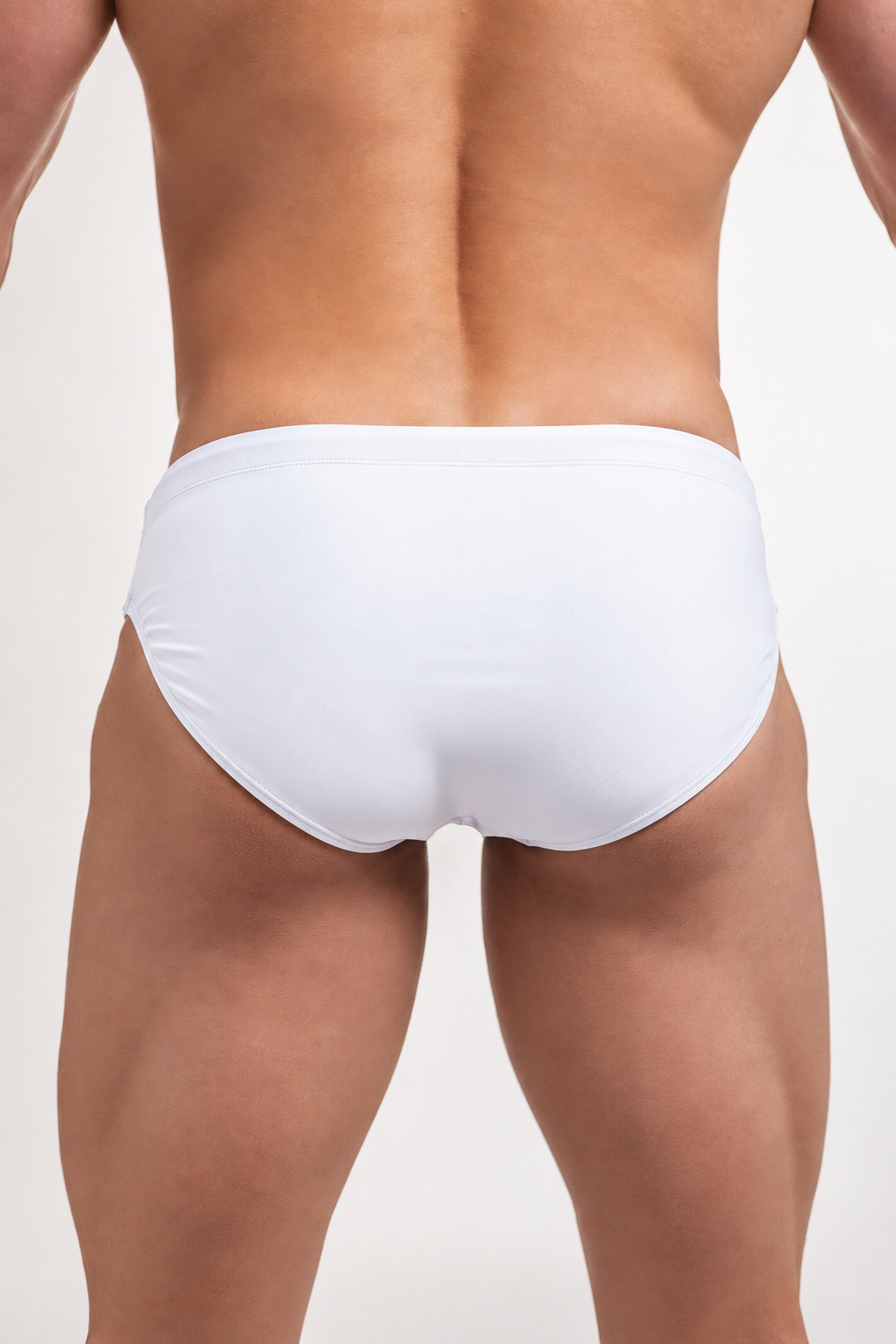 Apollo Swim Brief | Salt | Crisp White, Sculpted Fit