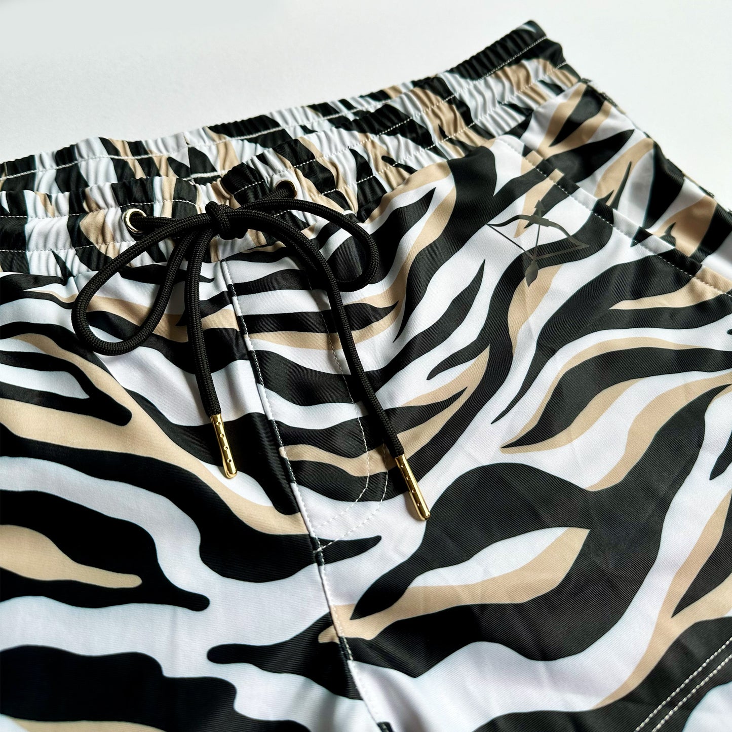 Mens Swim Short 3" | Zebra Print