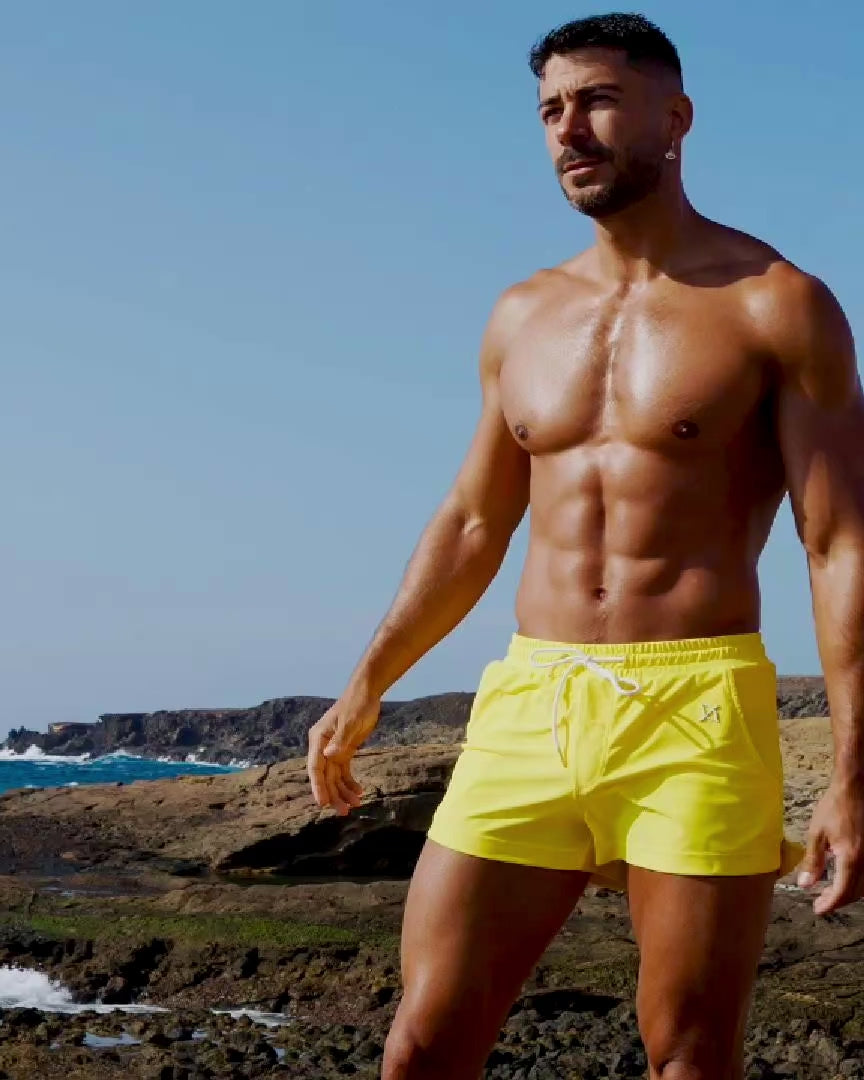 Load video: Sagittar 3" Swim Short | Sunshock